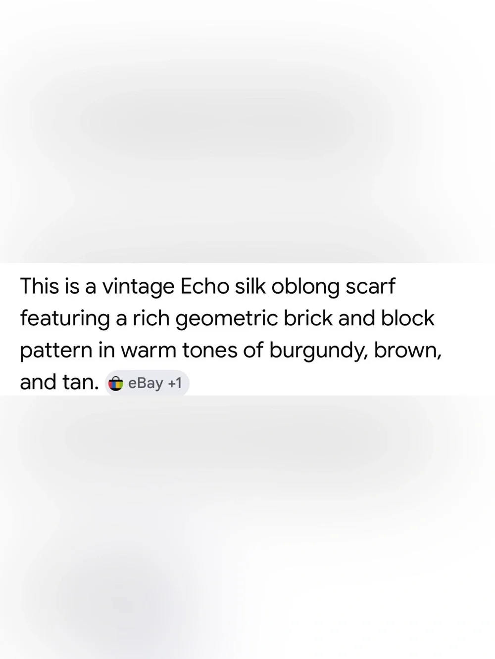 Echo vintage silk